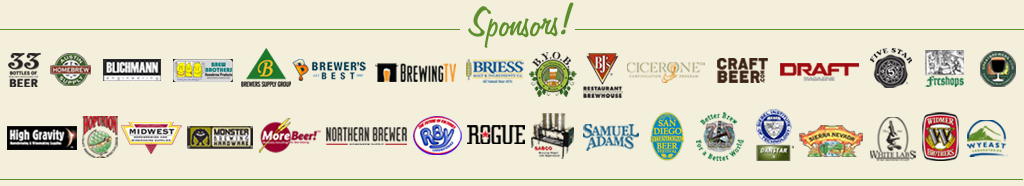 National Homebrewers Conference Sponsors