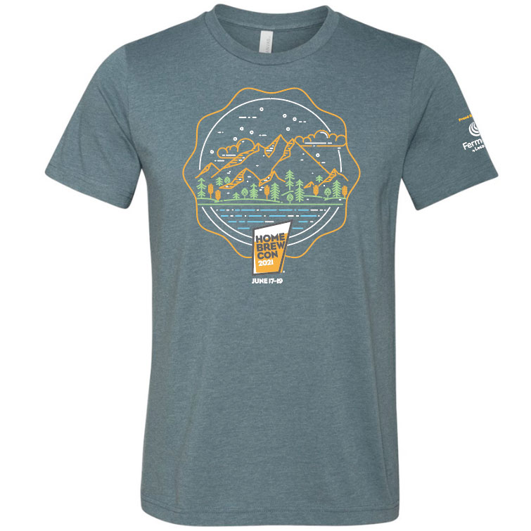 2021 Homebrew Con commemorative t-shirt